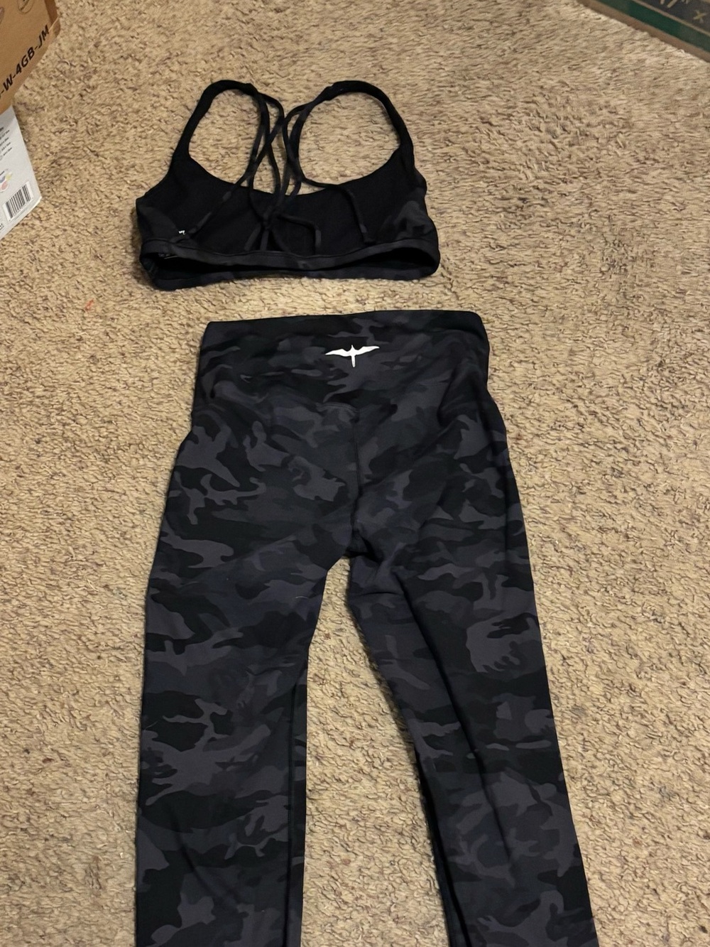 Othr Women's Black & Gray Camo Leggings